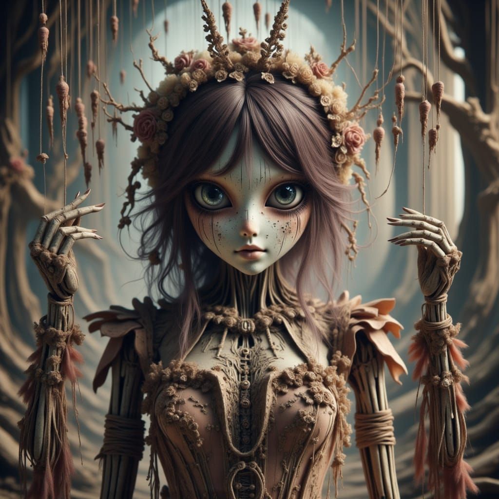 Punk-Pop Portrait in Vibrant Colors