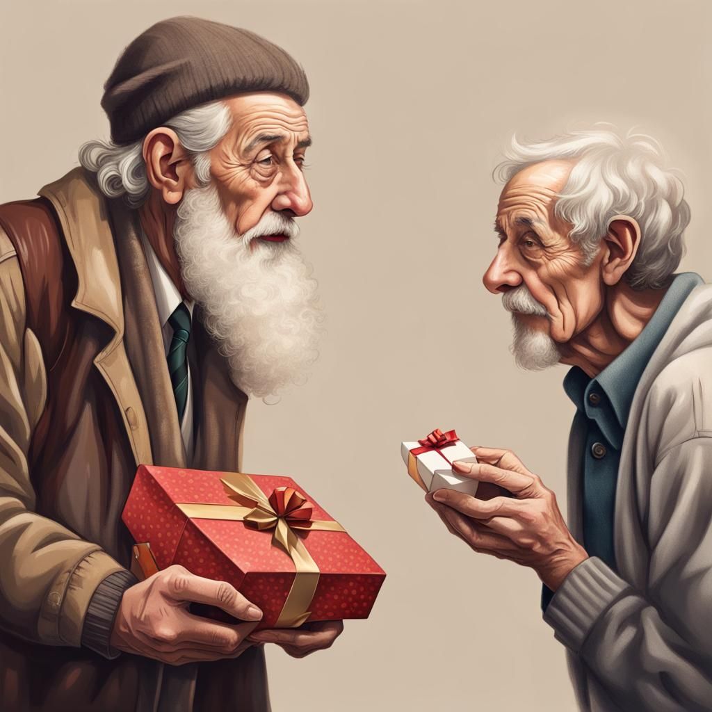 Young Man Receives Gifts, Ignores Call