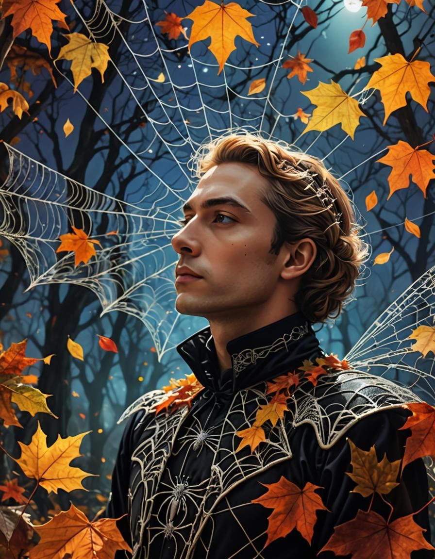 Surreal Autumn Dreamer in Halloween Costume