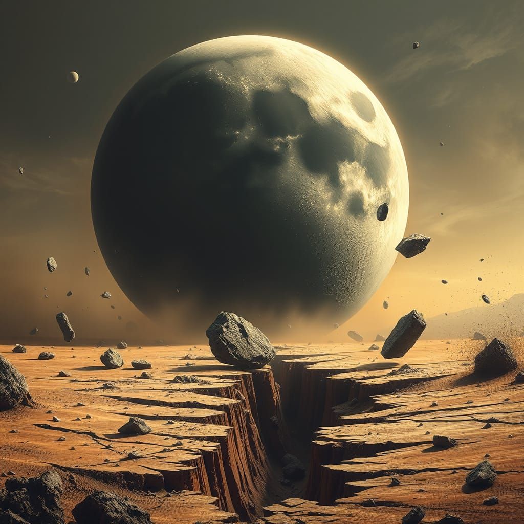 Moon Rolls Across Earth, Causing Cataclysmic Consequences