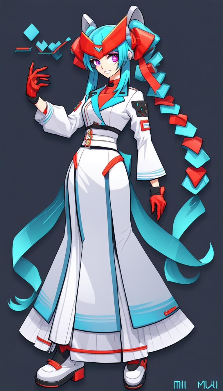 Anime Girl Character in Contemporary Style