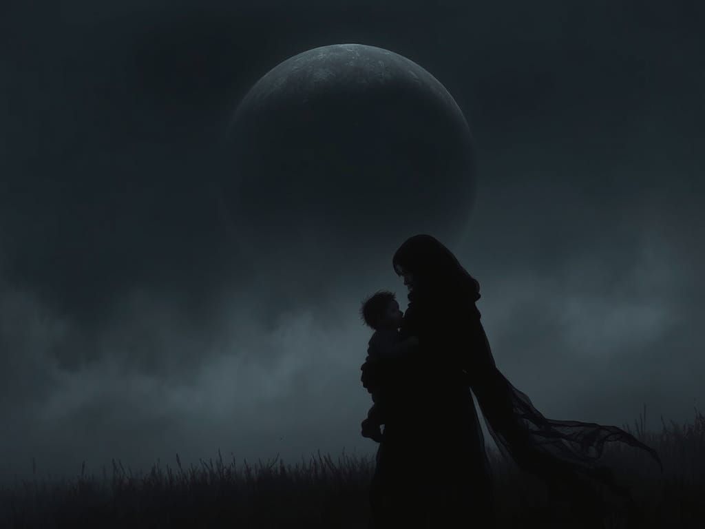 "A black moon over the peacefield. Oh child, stay close to me"- Peacefield by Ghost