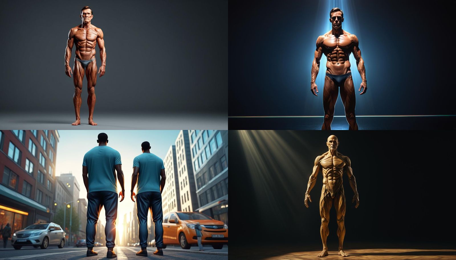 Giant Proportioned Figure with Unusual Limb Length