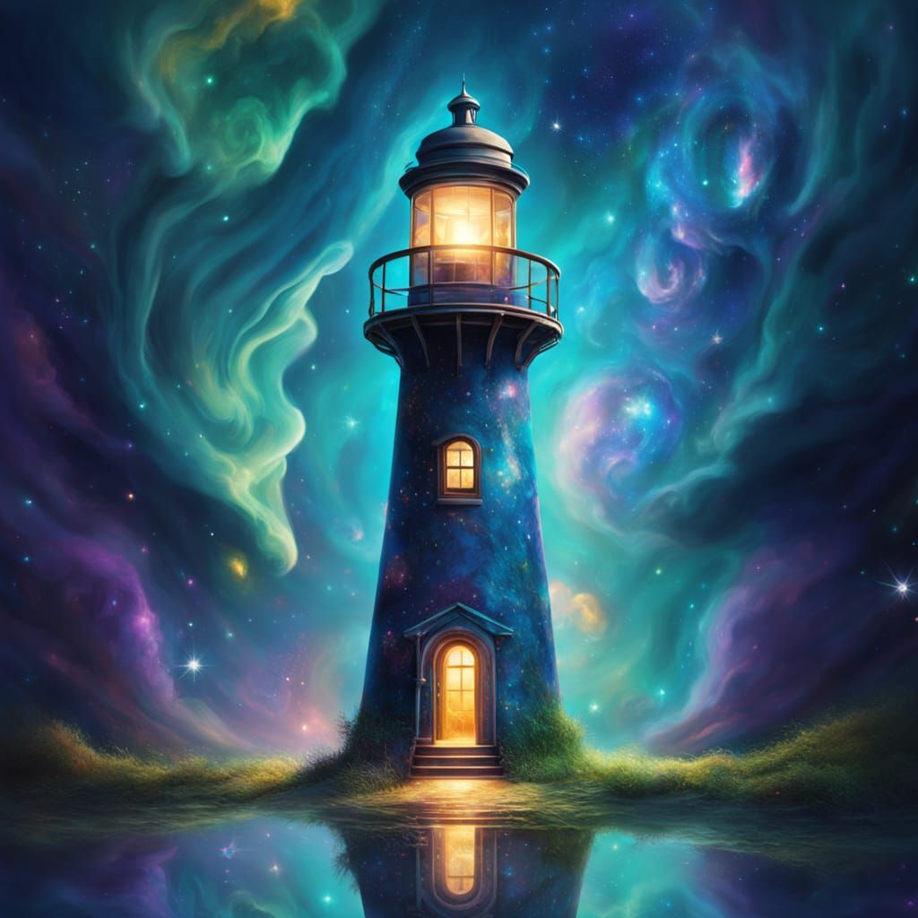 Celestial Lighthouse Radiates Cosmic Energy