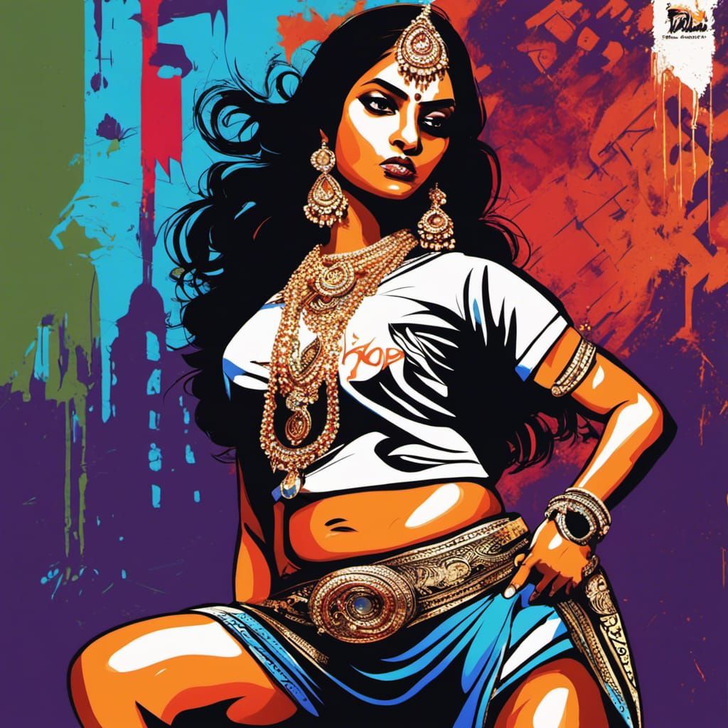 Indian hip-hop lady
