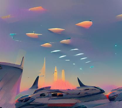 Simple Spaceships Generated by AI