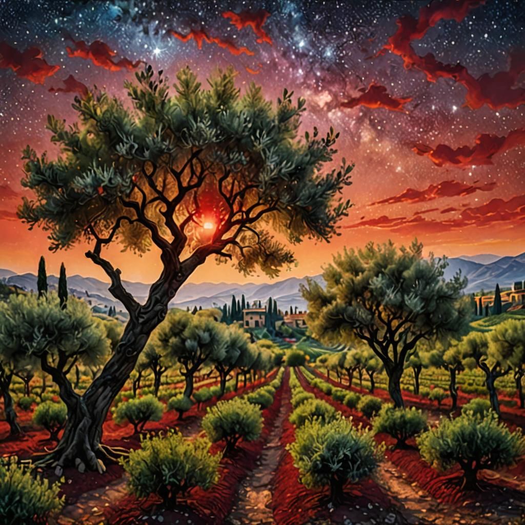 Italian Vineyard at Sunrise: A Cinematic Masterpiece