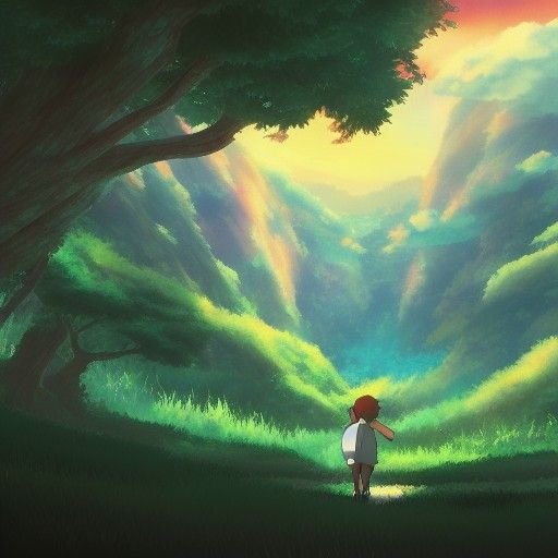 Pokémon in Studio Ghibli Anime Style