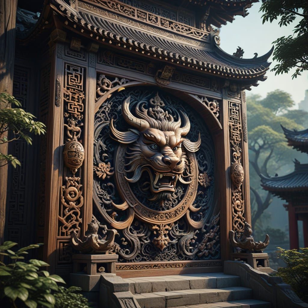 Dongyang Wood Carving Art of Leifeng Pagoda