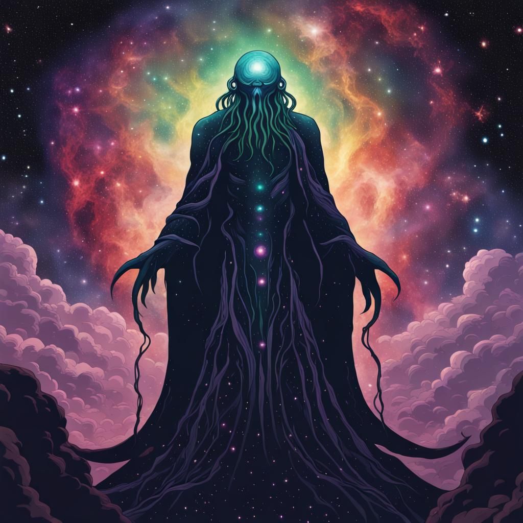 Eldritch Cosmic God Among the Stars