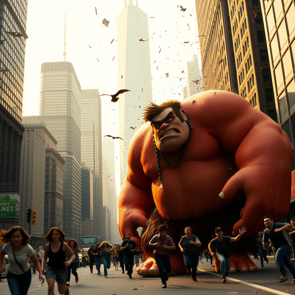 Wreck-It Ralph Rampages Through Metropolis