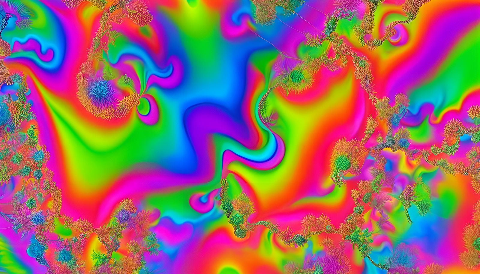 Ethereal Fractal Gradient: Minimalist 3D Abstract Art