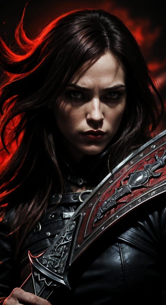 Enraged Rogue Character of Vengeance