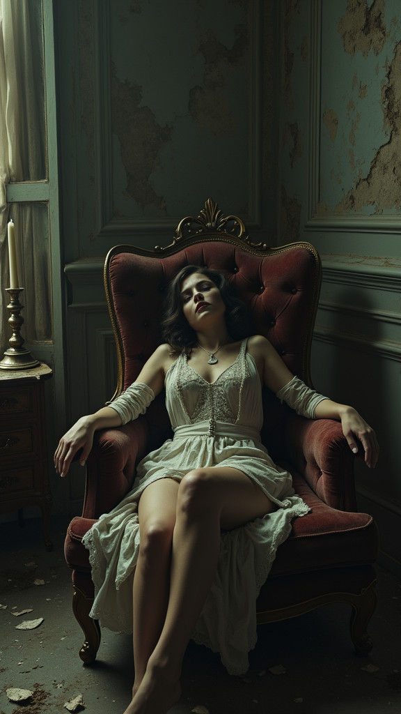 Decay of Narcissism: A Hauntingly Atmospheric Portrait