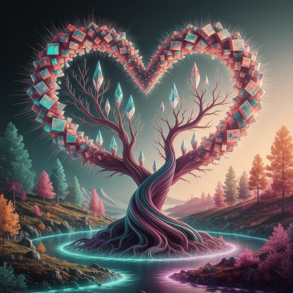 💗A fantastic Tree that has its own heart♾🎶🌫