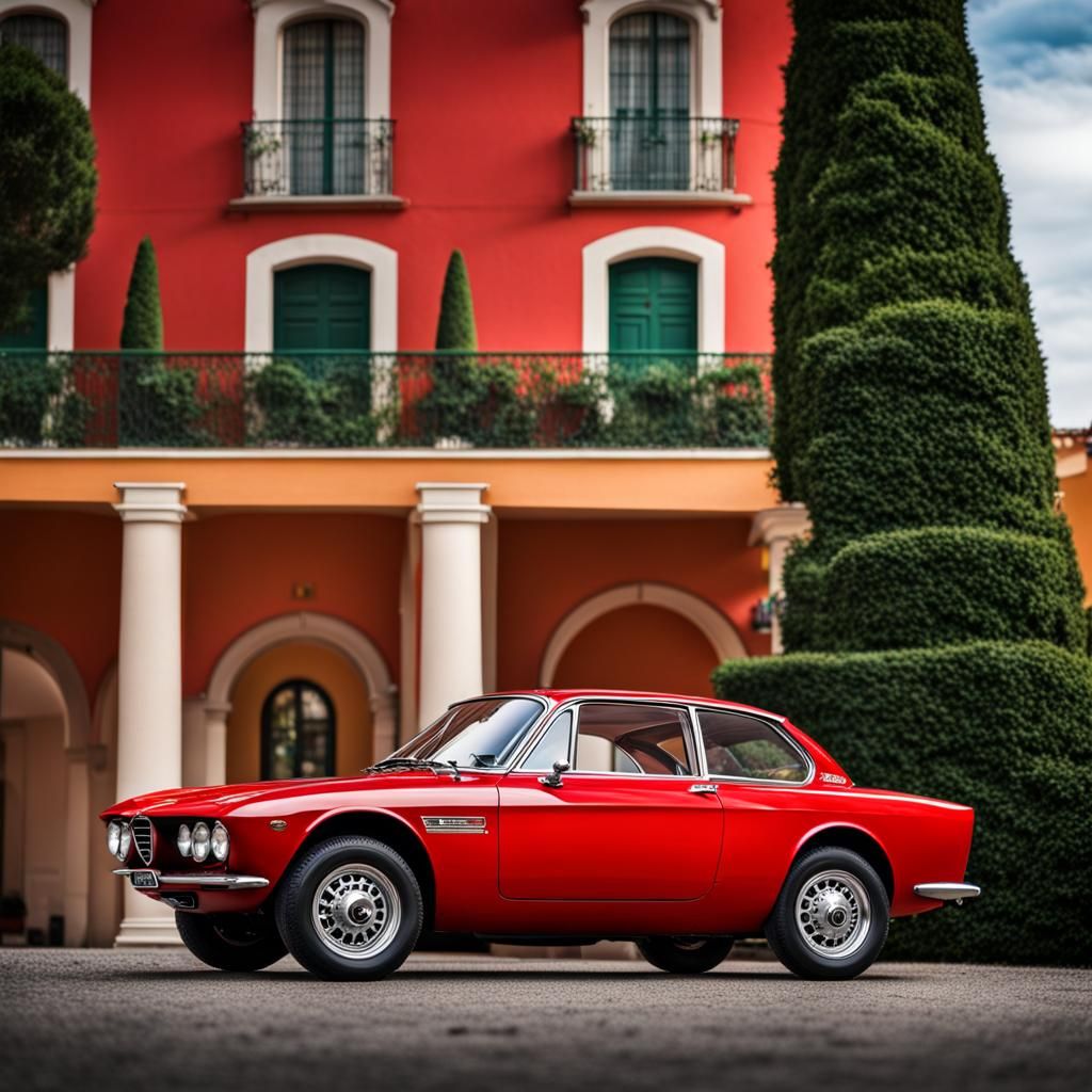 Classic 1972 Alfa Romeo Bertone Car Photography