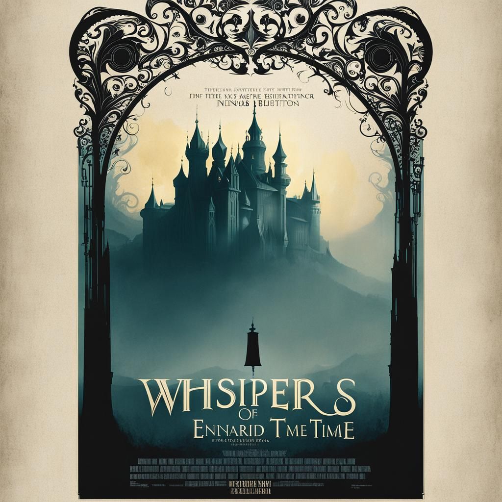 an intriguing movie poster for the fictional film 'Whispers ...