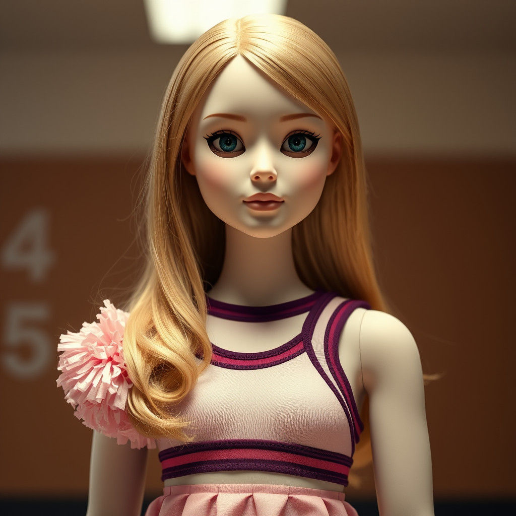 Realistic Mannequin Suit in Cheerleader Outfit