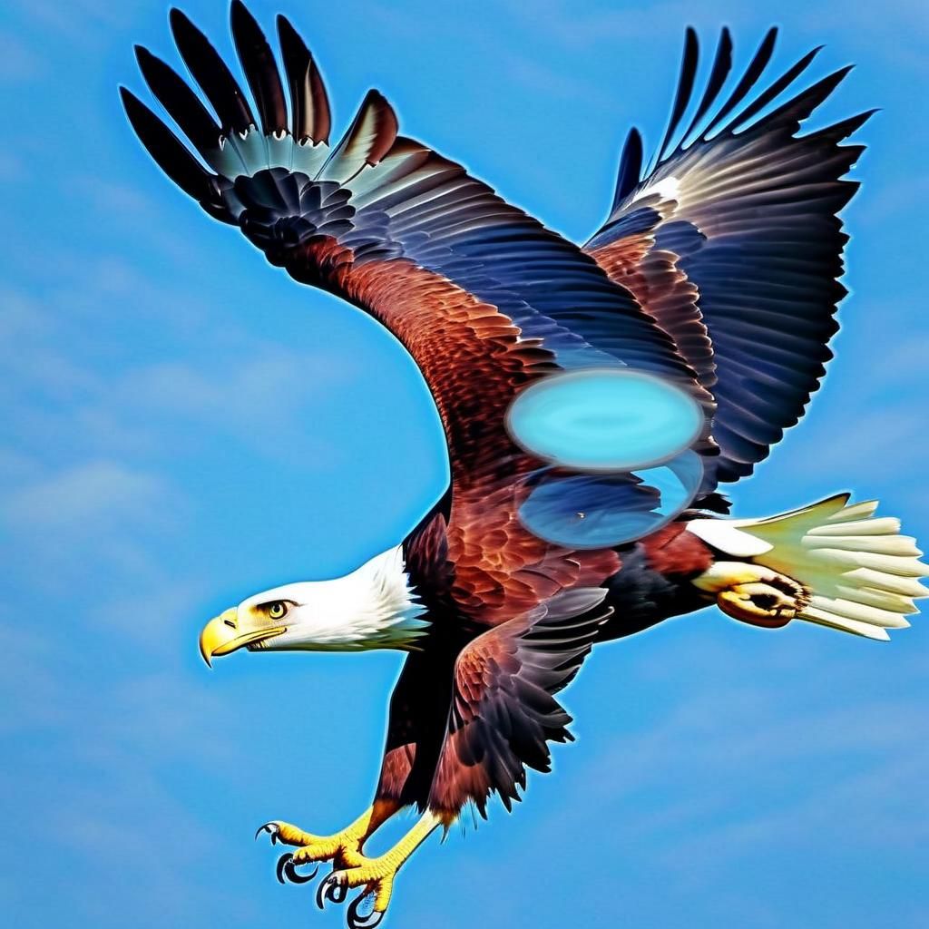 African Fish Eagle in Flight: A Realistic Depiction