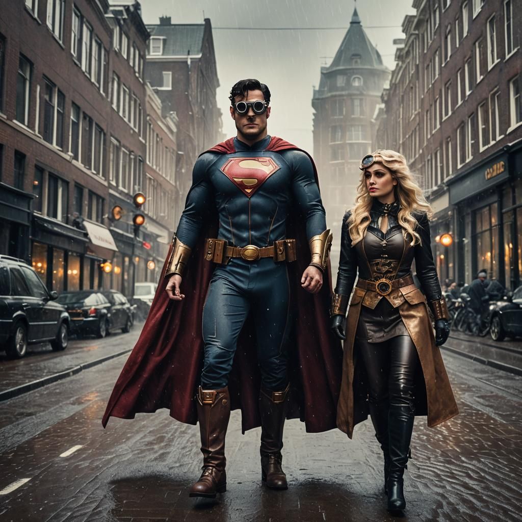Steampunk superheroes