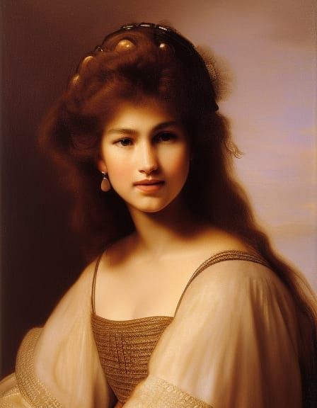 Portrait in the Style of Rembrandt