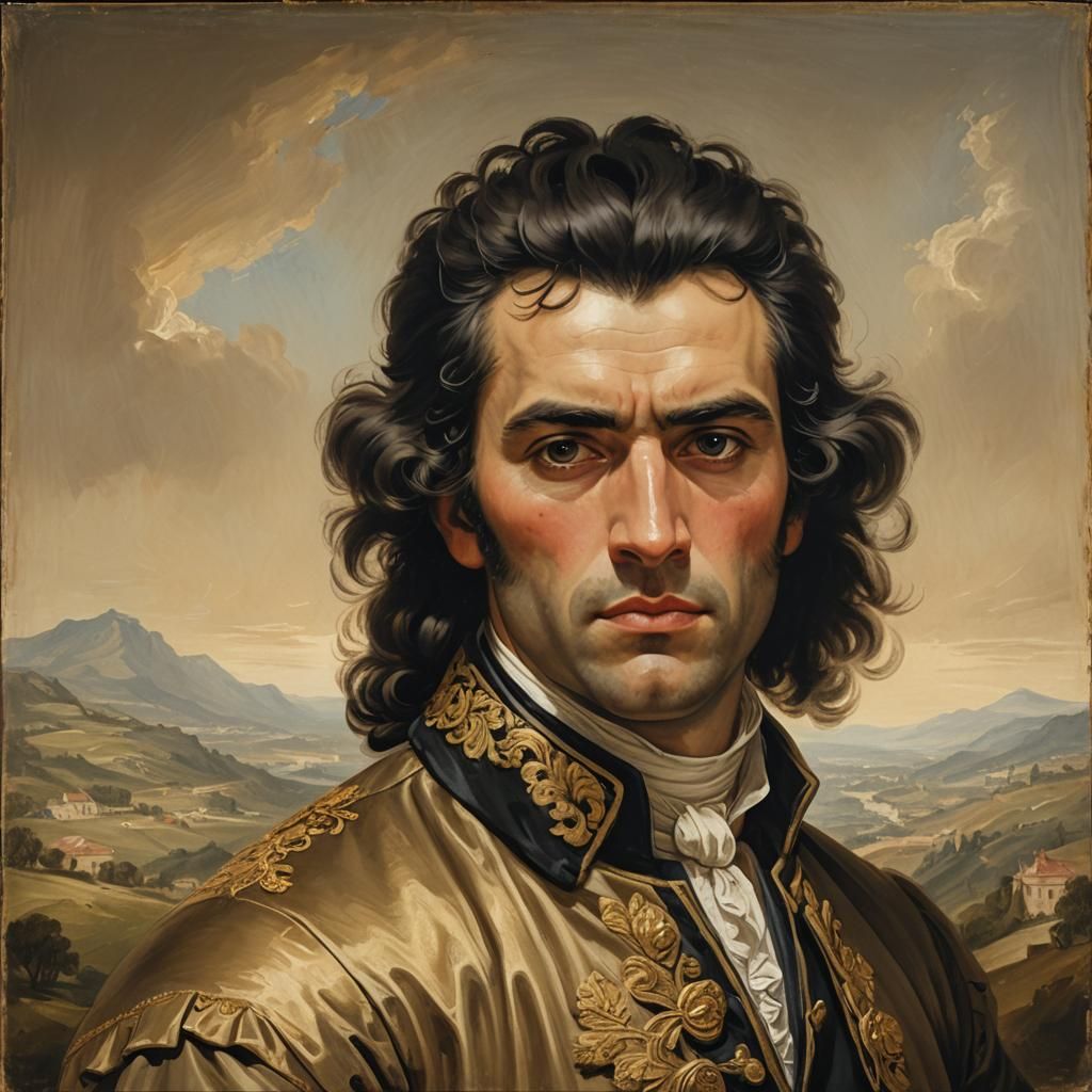 18th Century Portrait in Neoclassical Style
