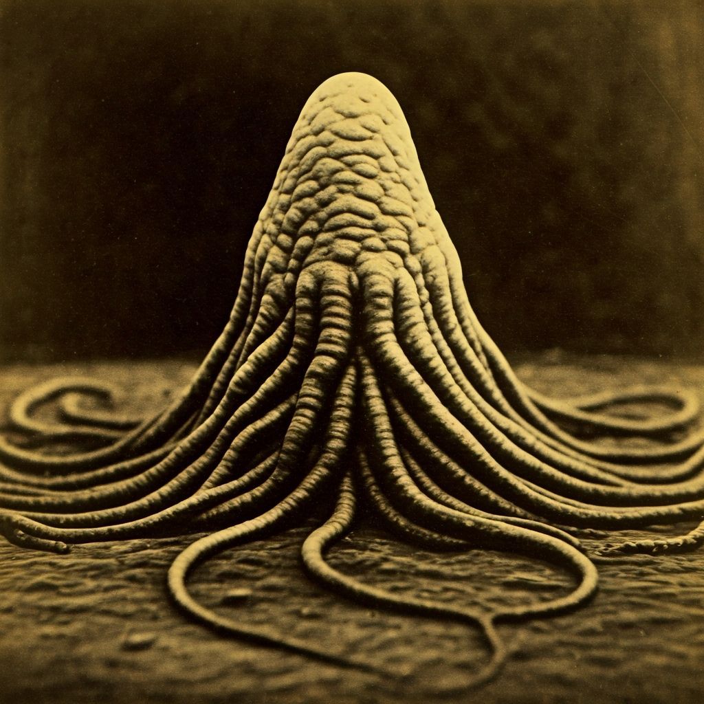 Macabre Bloated Tentacles in Vintage Photogravure Style