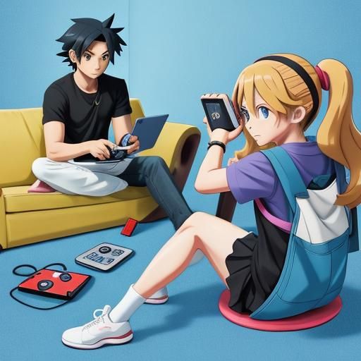 Serena Watches Ash Play Pokemon: Anime Style