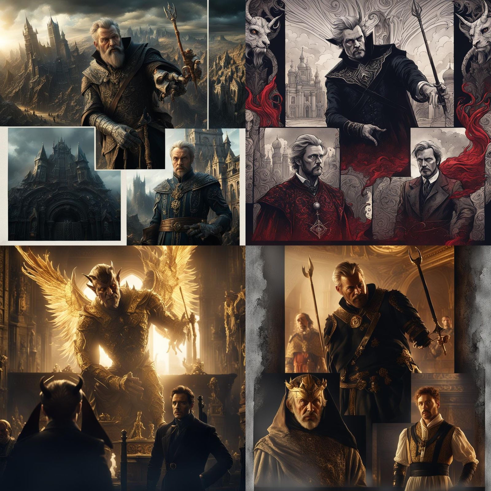 The Witcher Tarot: Gaunter O'Dimm as Devil