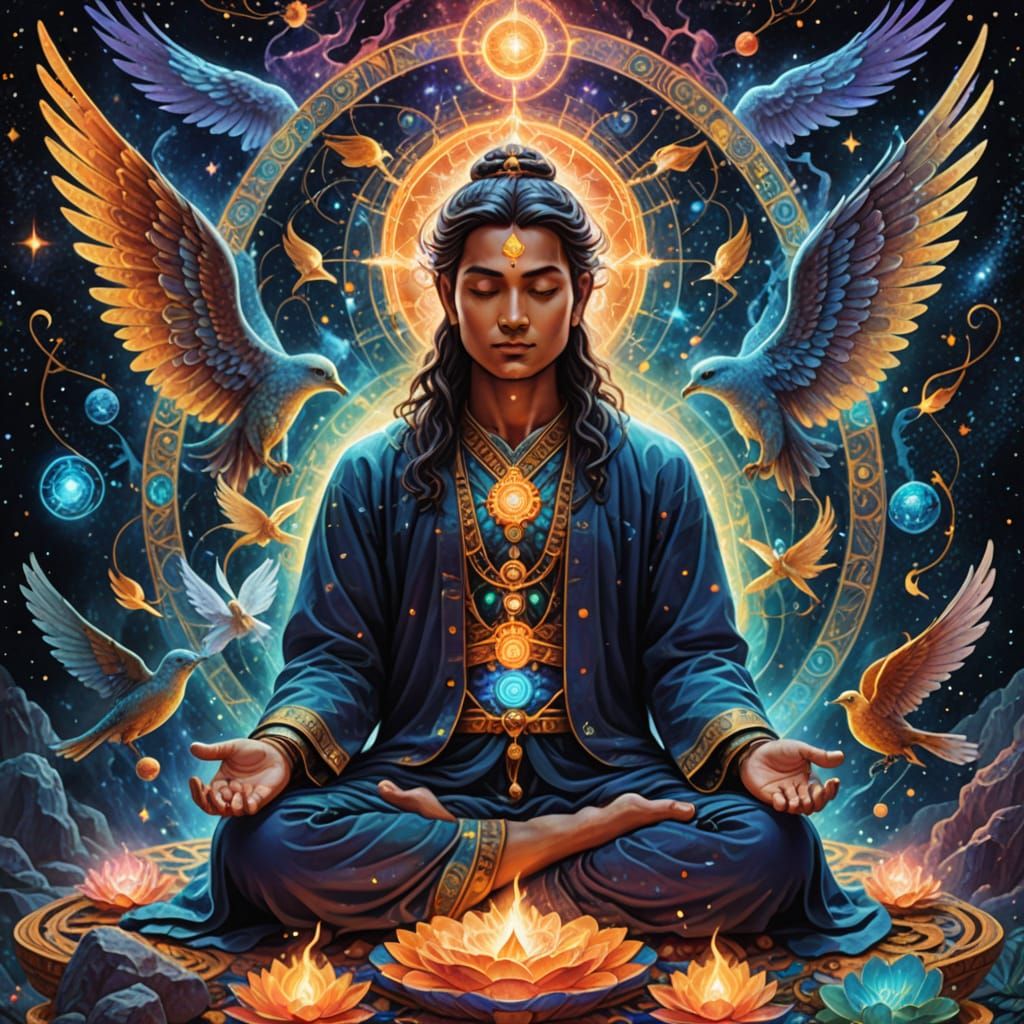 Astral Meditation: Summoning Chi in Visionary Art