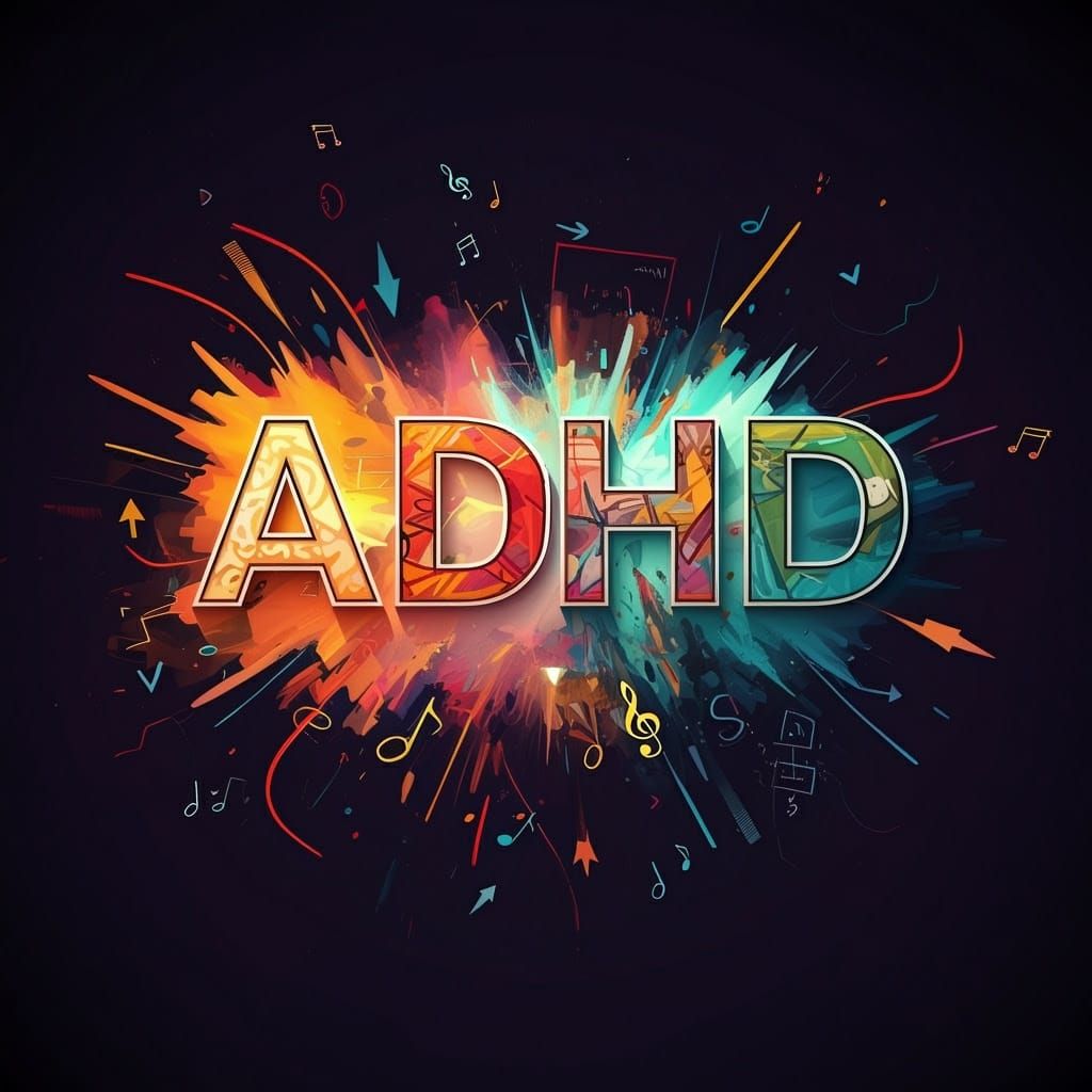 Expressive Letters: ADHD in Mixed Artistic Styles