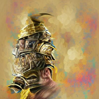 Dwemer Centurion Automaton: Digital Illustration