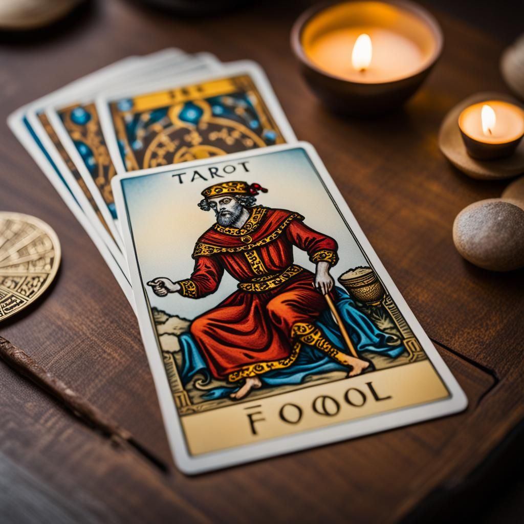 The Fool Tarot Card in Sharp Focus