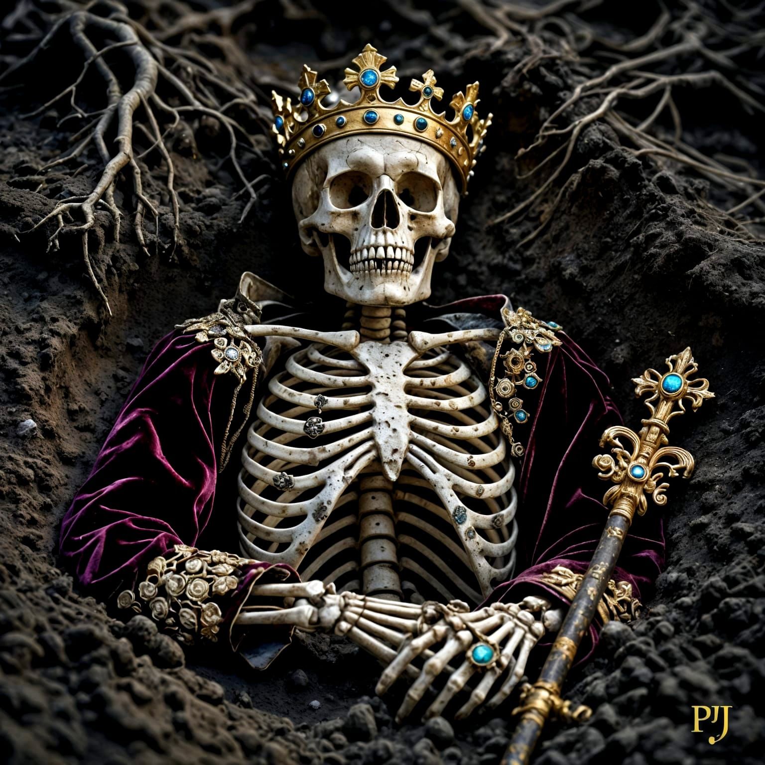 Skeleton in Crown: A Reminder of Mortality