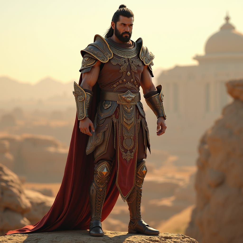 Persian Warrior in Persepolis: 3D Game Cinematic