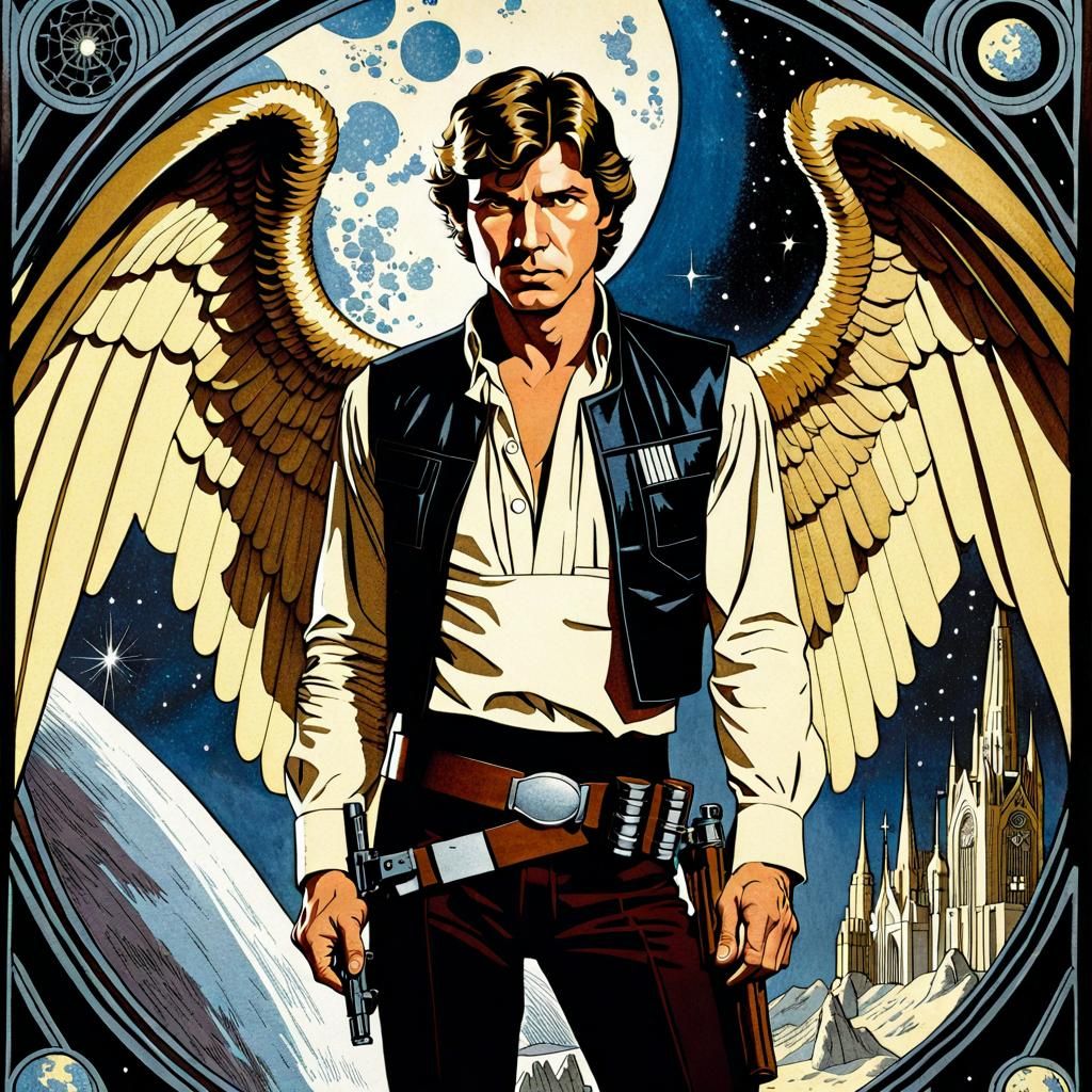 Han Solo as Film Noir Steampunk Angel