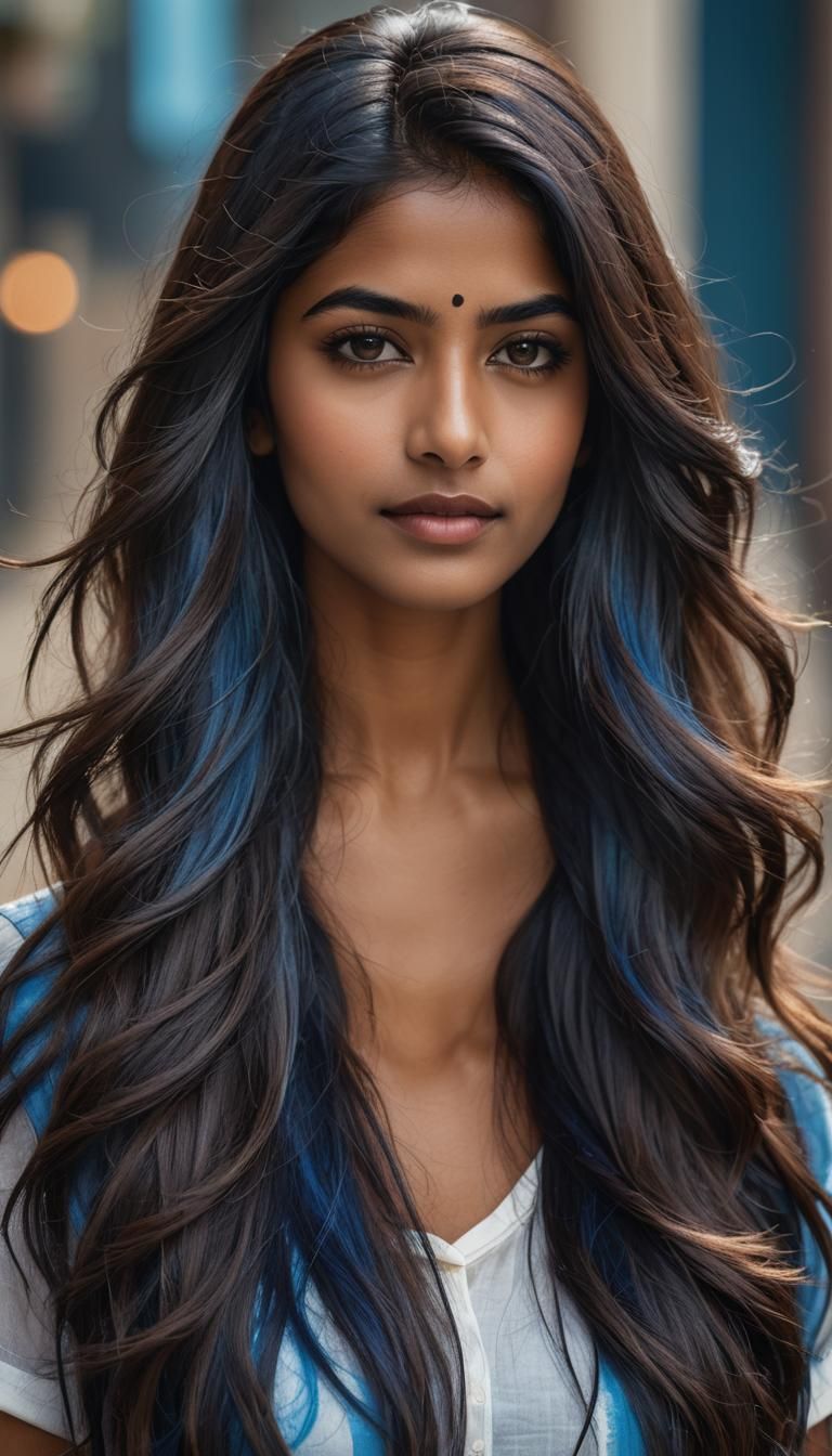 Photorealistic Portrait of a Confident Indian Woman
