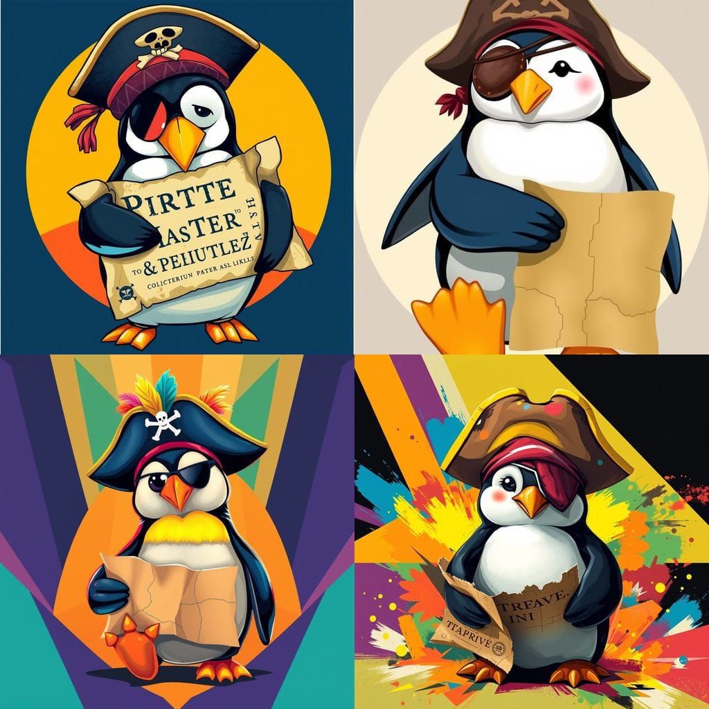 Funky Pirate Pudgy Penguin Treasure Hunt