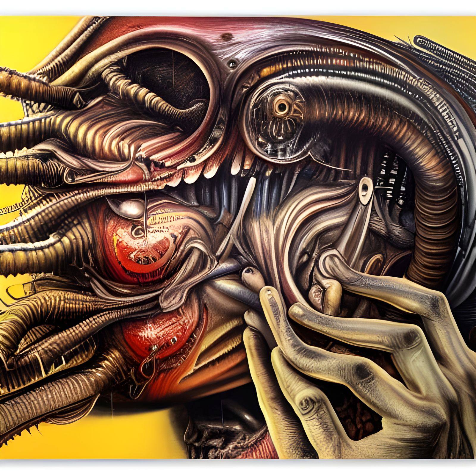 Psychedelic Emotional Creation in Fine Art Style