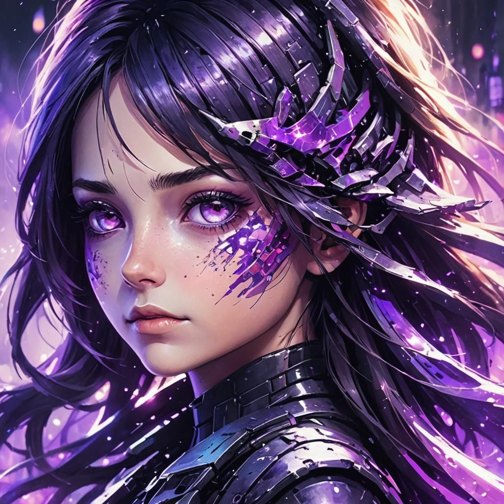 Dystopian City Ruins in Apocalyptic 3D Anime Style