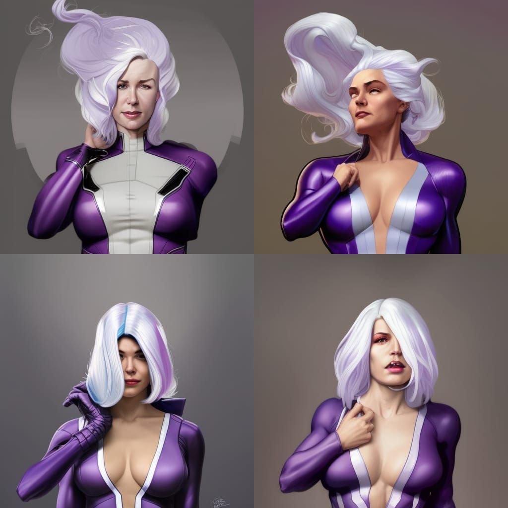 Clea Strange Portrait in Comic Book Style
