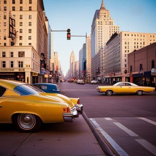 1970s Street View: A Nostalgic AI Rendition