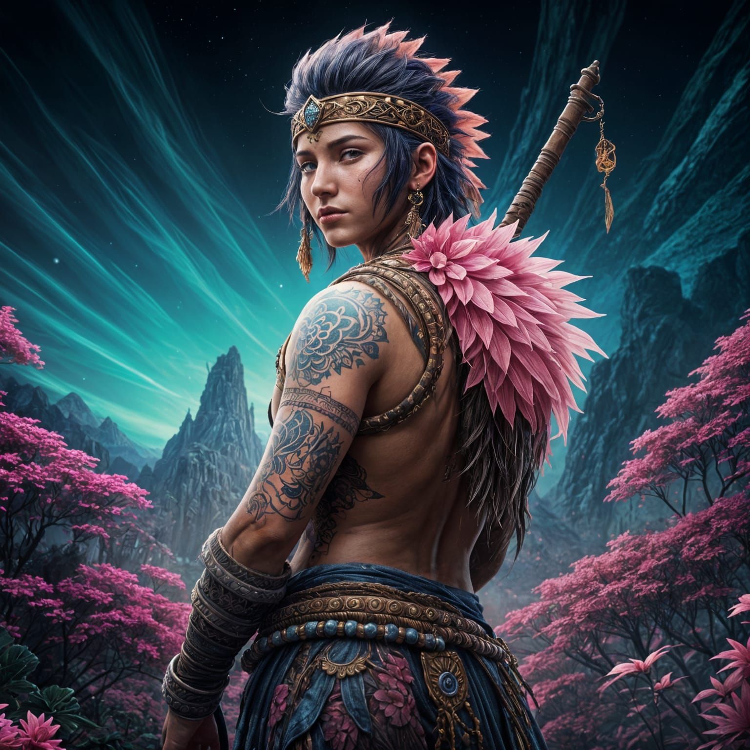Fantastical New Tattoo in Detailed Matte Painting