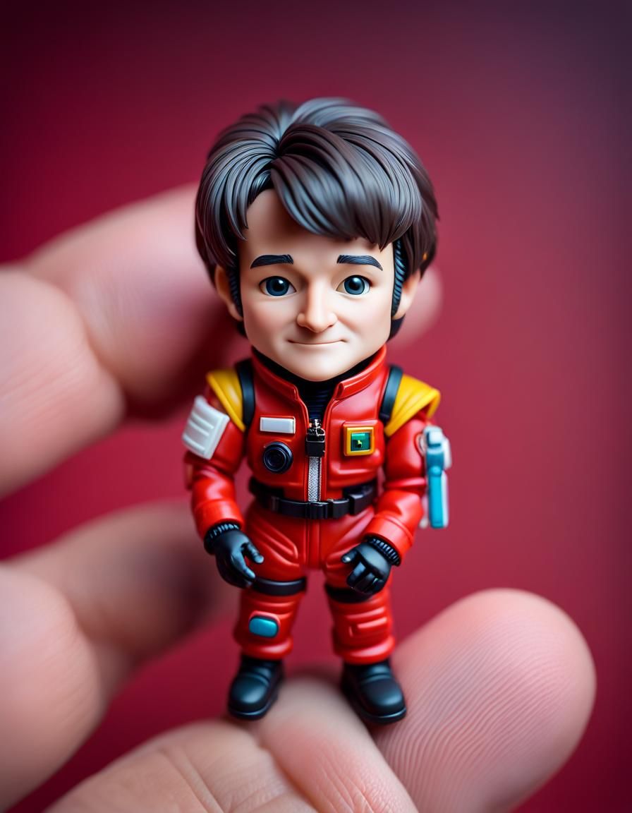 Mork From Ork as Anime-Style Action Figure