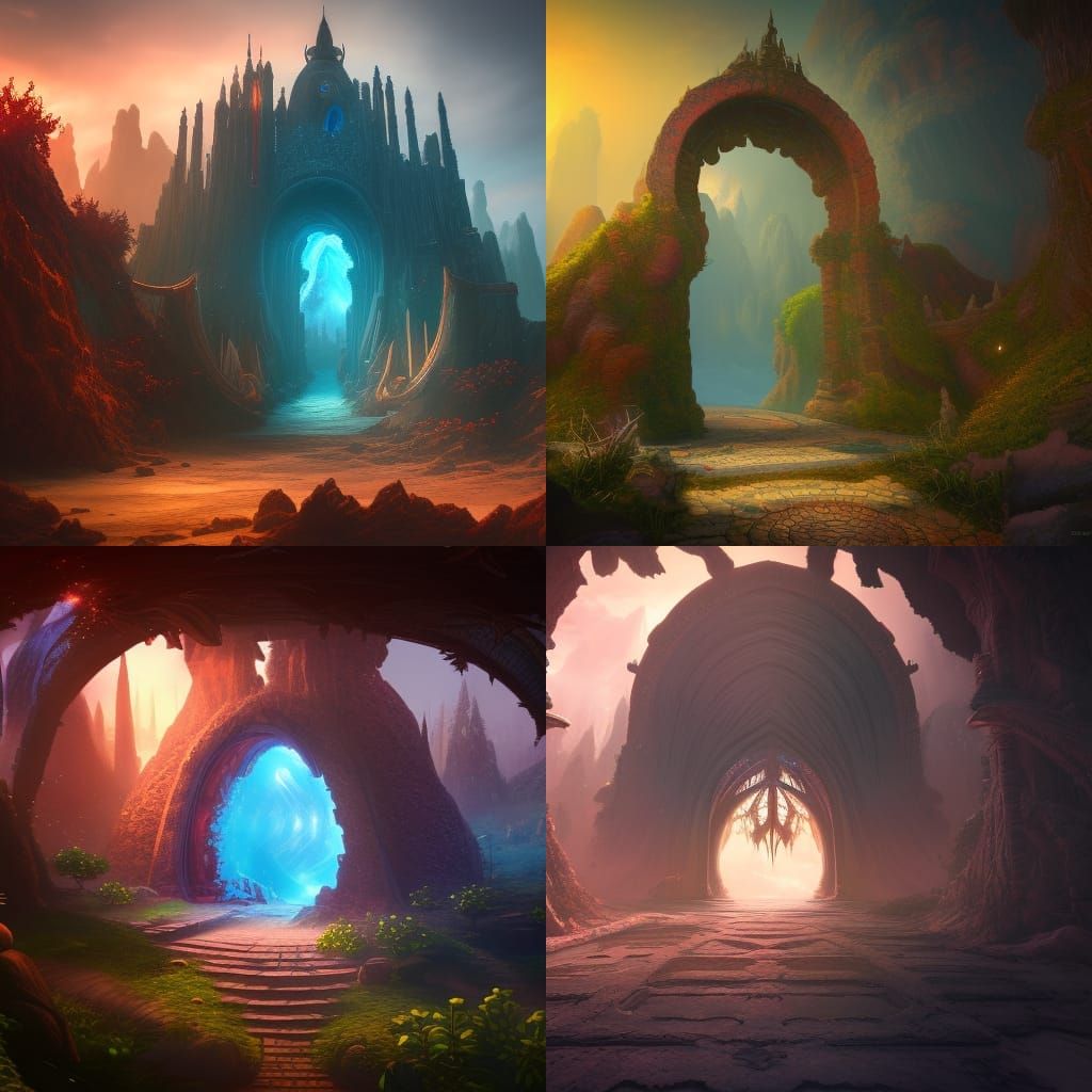 Fantastical Portal to Another World