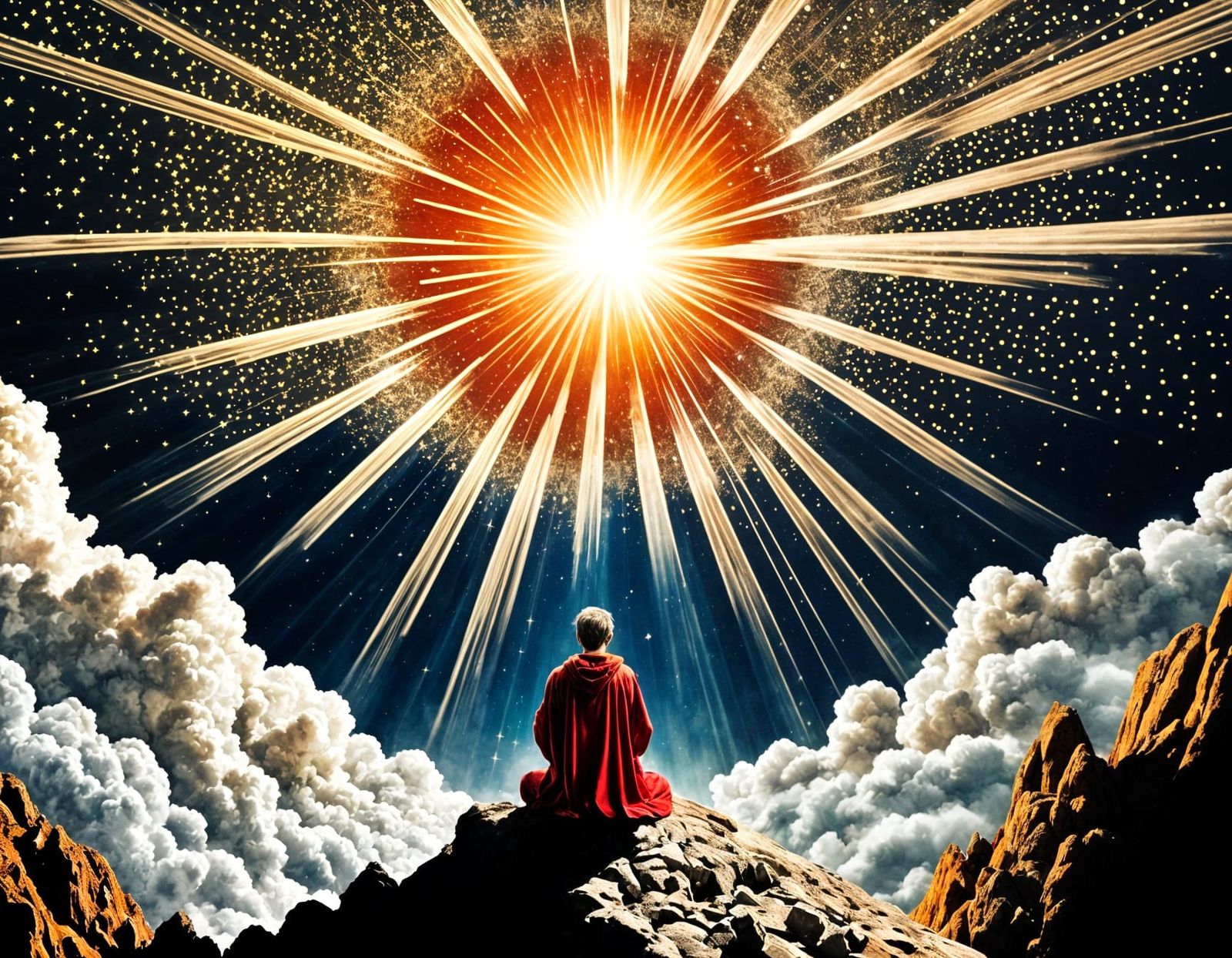 Spiritual Awakening Under Starlight