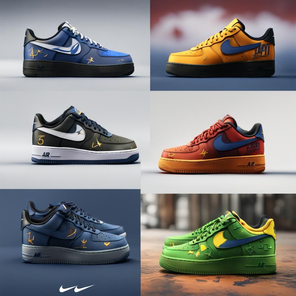 Custom Nike Air Force 1 Matte Painting