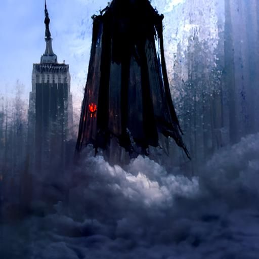 Sinister Empire State Building by Rutkowski