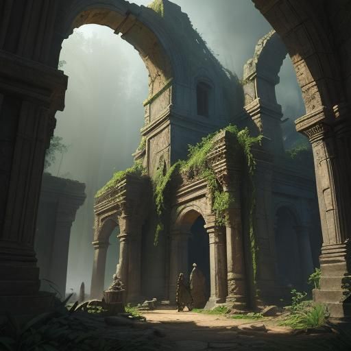 Entrance to Eram: A Fantasy Concept Art