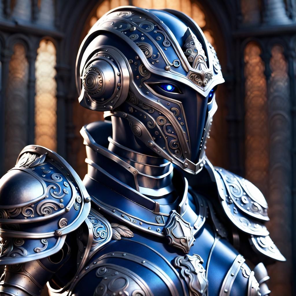 A Female Warforged...